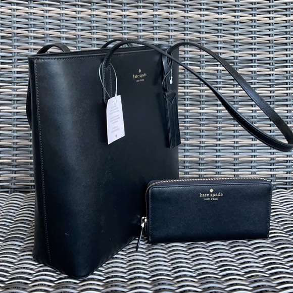 KATE SPADE JANA TOTE BLACK & Kate Spade jana large continental wallet - Picture 5 of 16